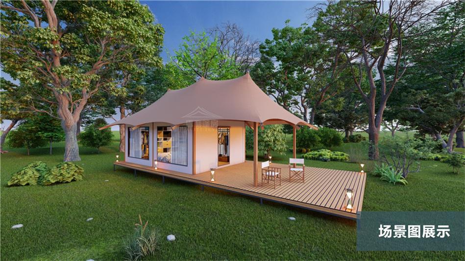 原始森林中的奢华庇护所｜南皮县野奢帐篷开启五感沉浸式露营